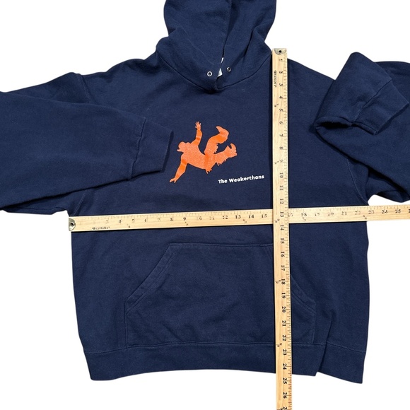 Vintage Y2K The Weakerthans Cowboy Sub City Records Fleece Band Hoodie Mens XL - Picture 7 of 7